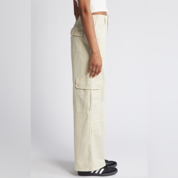 BP by Nordstrom Women’s Twill Wide Leg Cargo Cotton Pants Plus Size 20 NWT - Picture 3 of 6